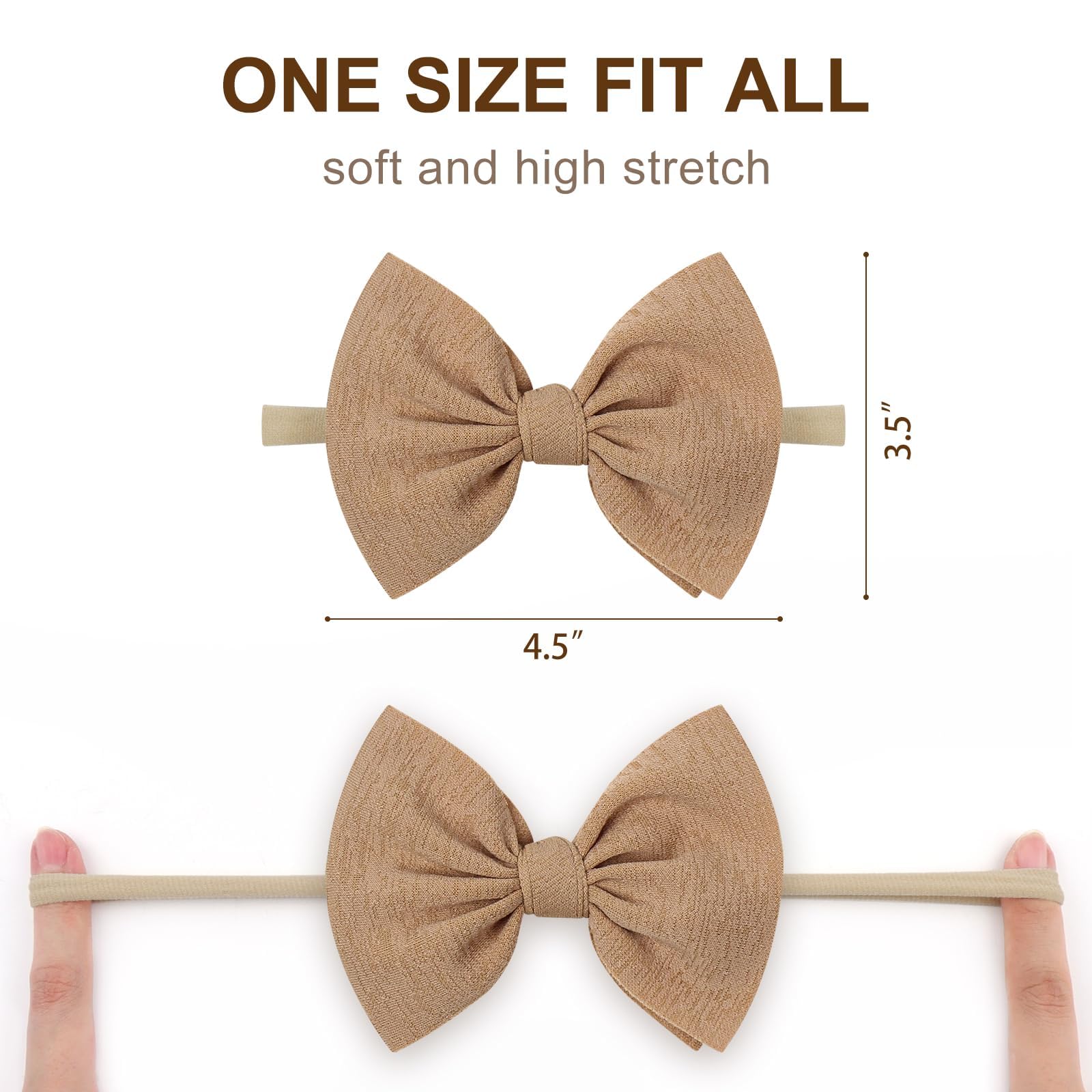 YanJie nylon bows offer soft touch and secure fit for everyday wear.
