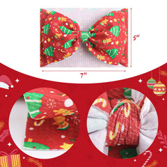 YanJie one-size headband fits newborns to toddlers with a comfy 7-inch bow