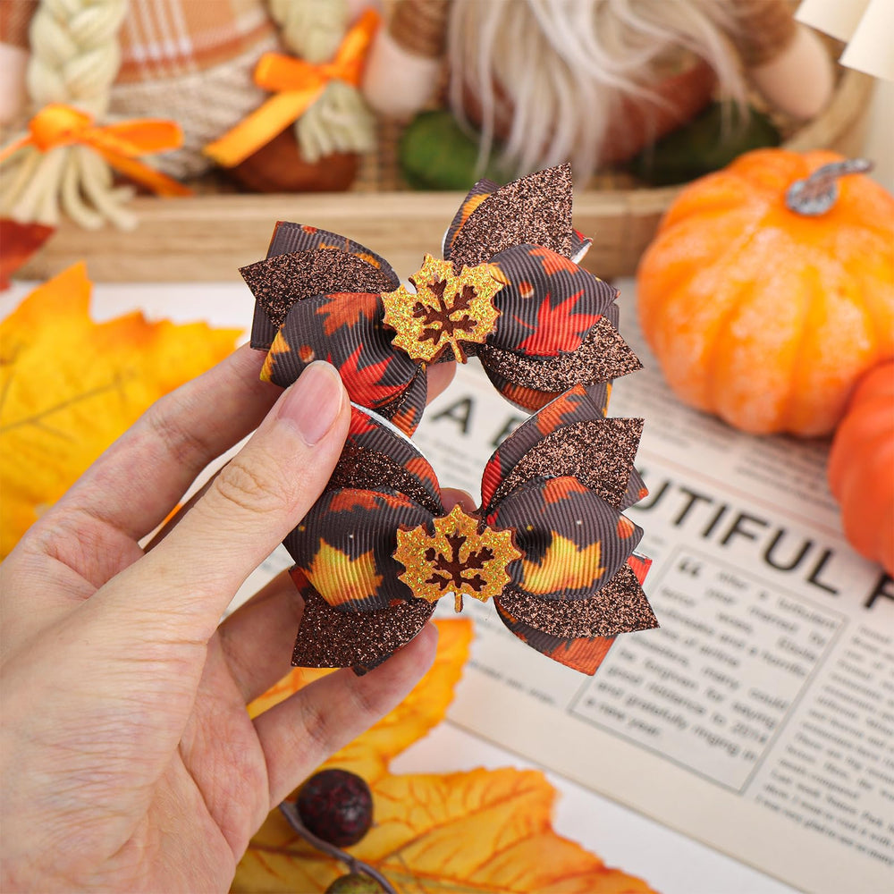 Yanjie gift-ready fall bows for friends and family.