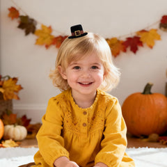 YanJie pilgrim hat hair clip side view for durable everyday wear.