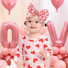 YanJie pink headband with bows, a versatile accessory for everyday wear and photo shoots.