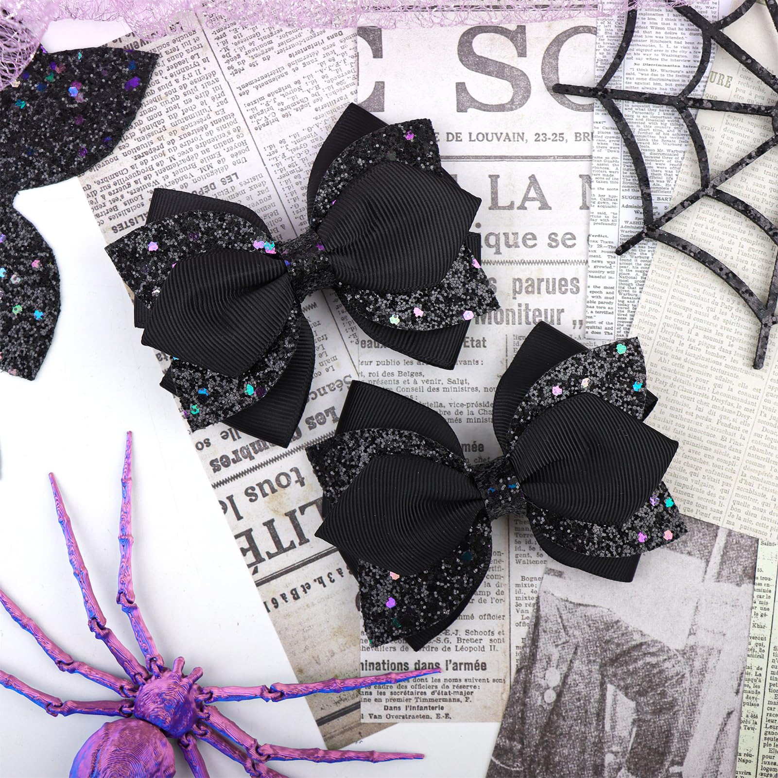 YanJie secure clip-on hair bow stays in place during activities.