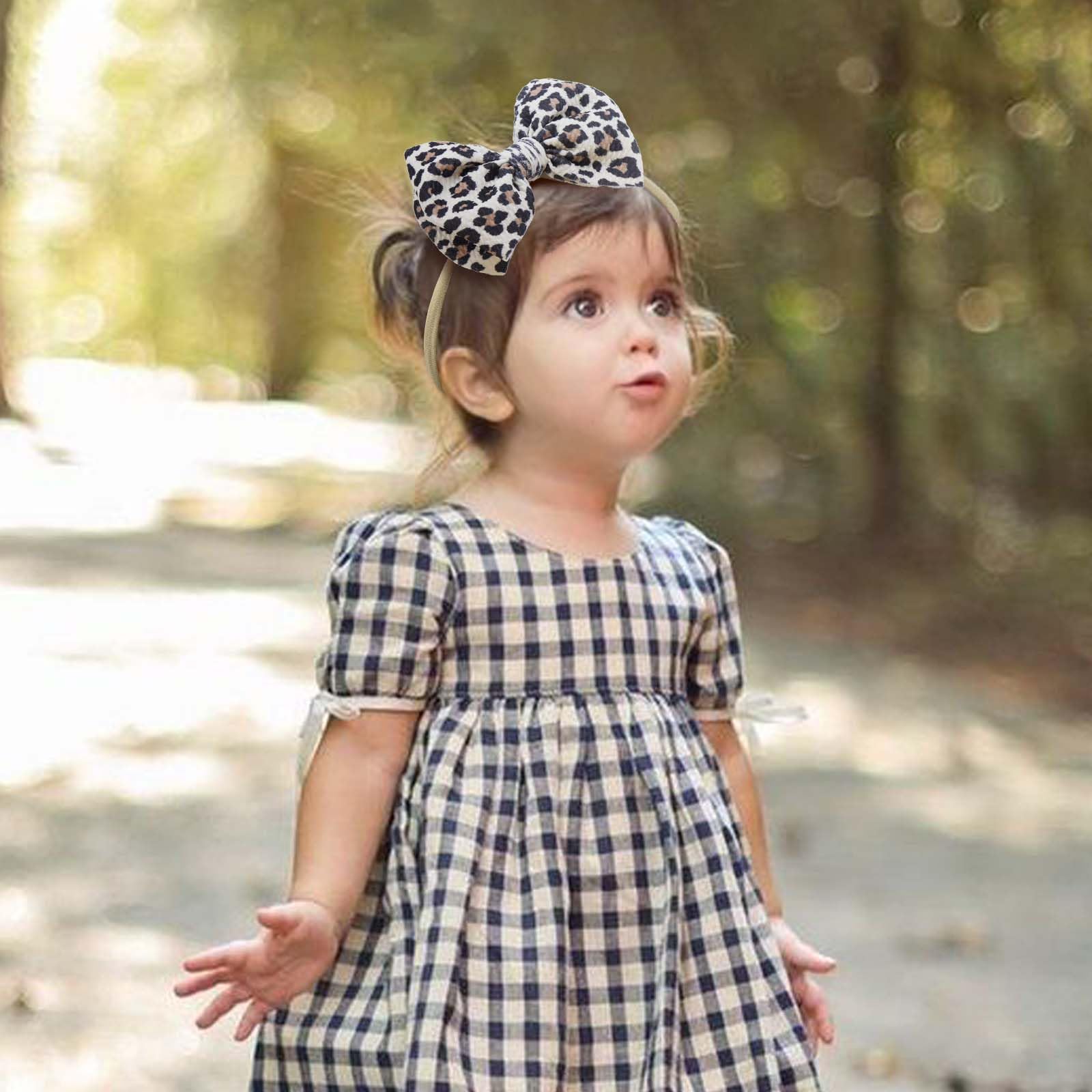 YanJie soft Nylon headband for babies shows gentle, flexible fit
