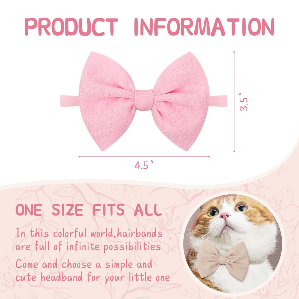 YanJie soft nylon stretchy headband adapts as baby grows.
