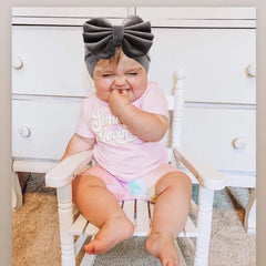 YanJie soft velvet baby headband elastic demonstrates flexible, comfortable fit