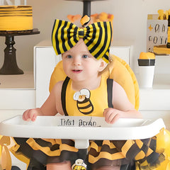 YanJie soft waffle fabric bows provide gentle hold for delicate baby hair