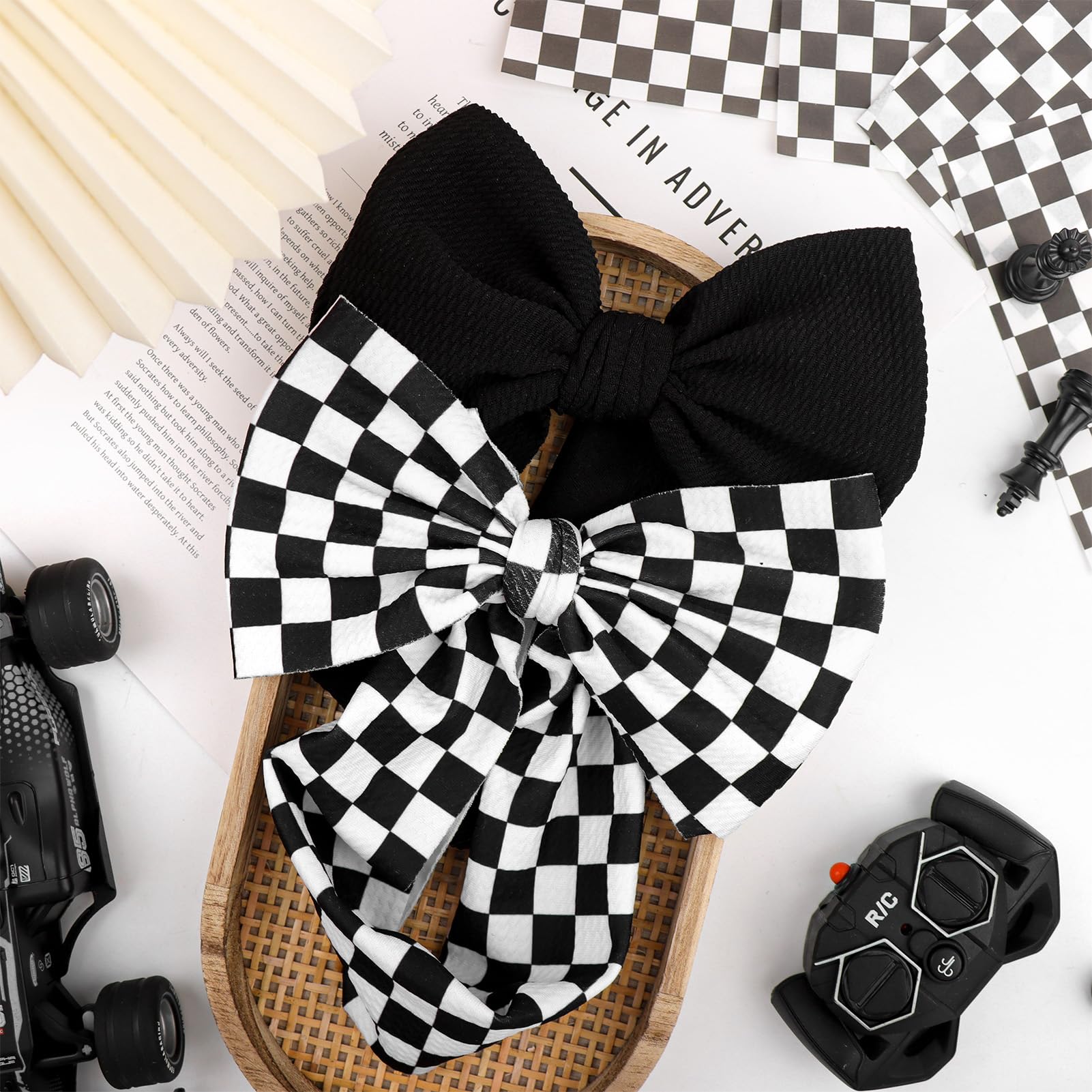 YanJie soft waffle fabric headbands feel gentle against delicate skin