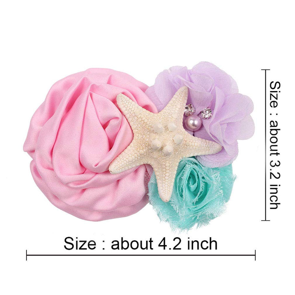 YanJie starfish detail on clip, coastal charm for everyday hairstyles.