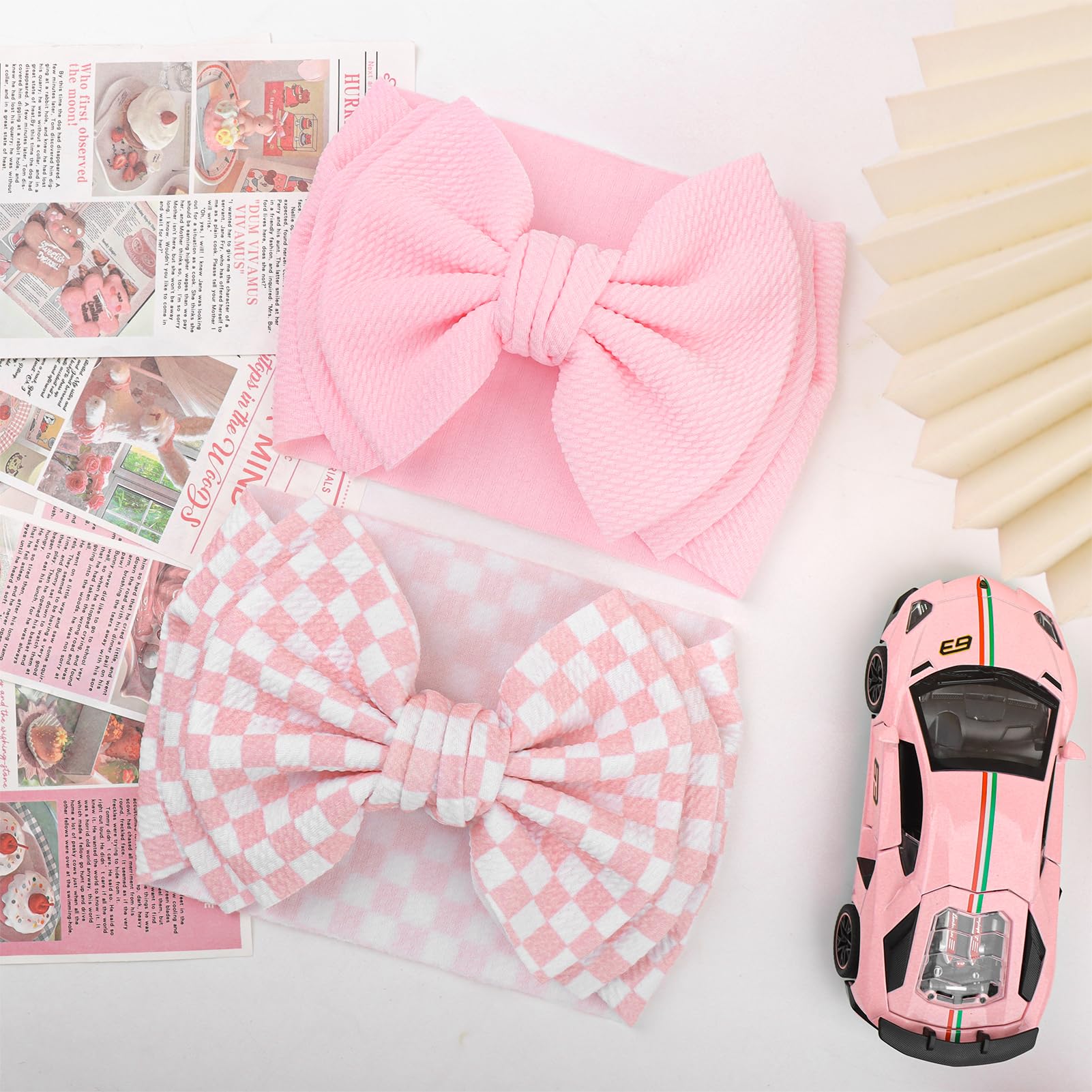 YanJie stretchy headband fits newborn to toddler for growing needs