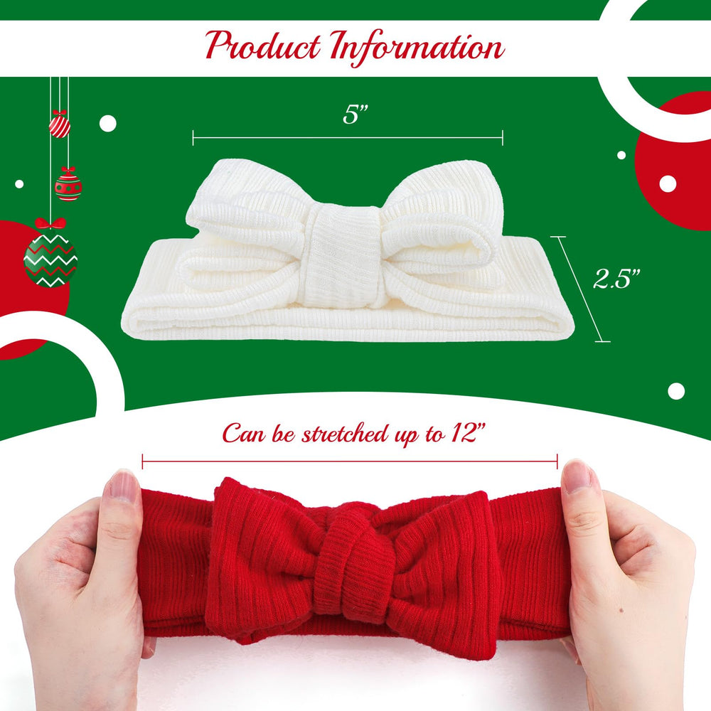 YanJie toddler headband with large bow adds cute style.