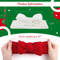 YanJie toddler headband with large bow adds cute style.