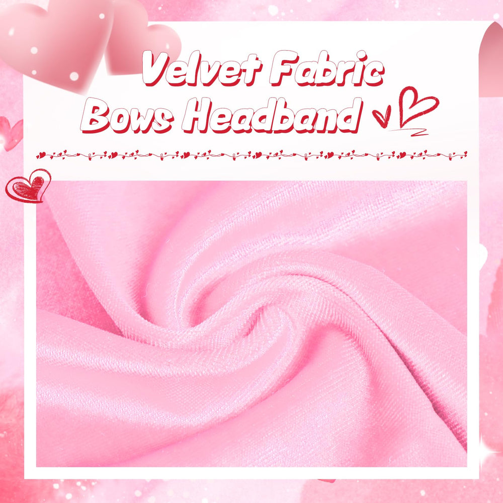 YanJie Valentine headbands ideal for baby photography sessions.