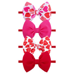 YanJie Valentines baby headband pink heart, soft and photo-ready charm.