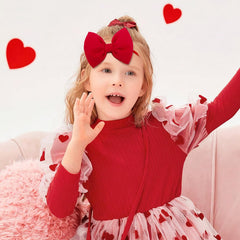 YanJie Valentines bow set newborn headbands, versatile for everyday wear and occasions.