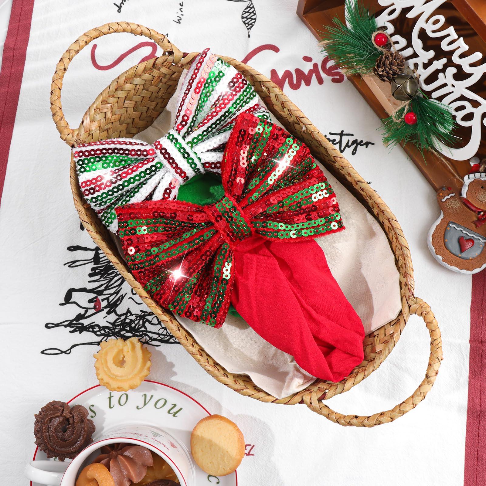 YanJie Valentines Bows handmade craft close-up emphasizes quality materials