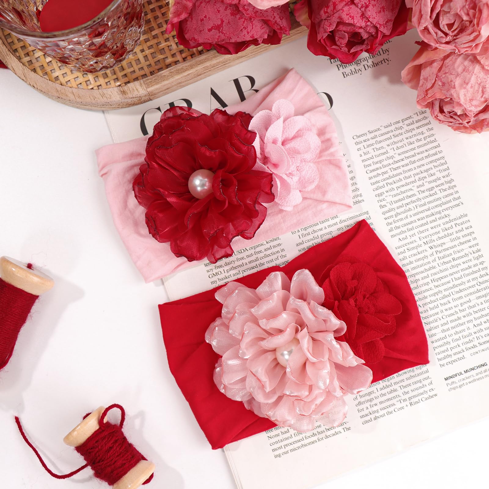 YanJie Valentines headband for daily wear with versatile outfits