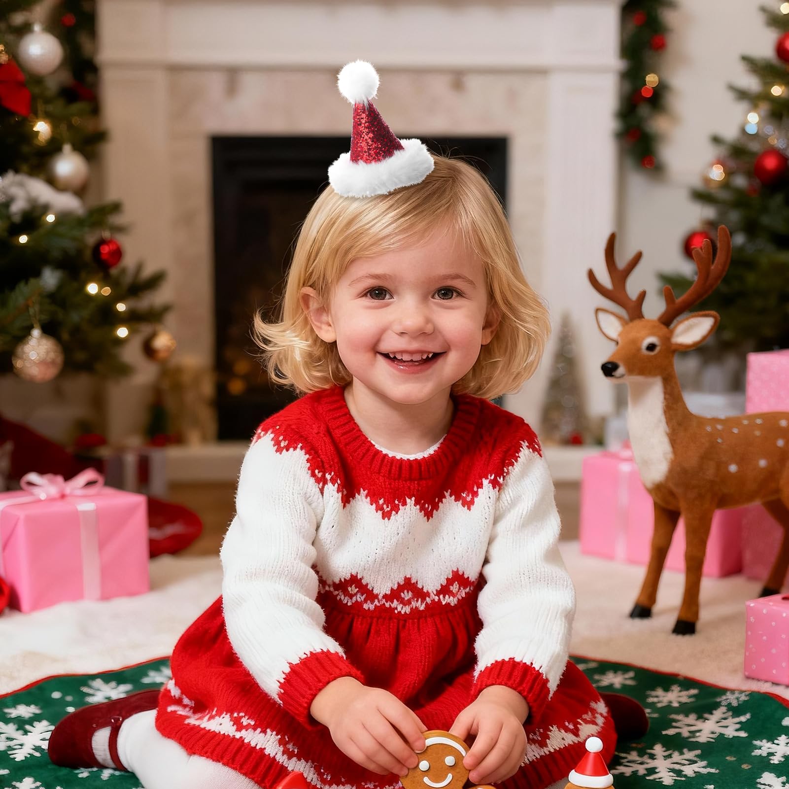 YanJie mini hair clip comfortable for girls and women all day wear.