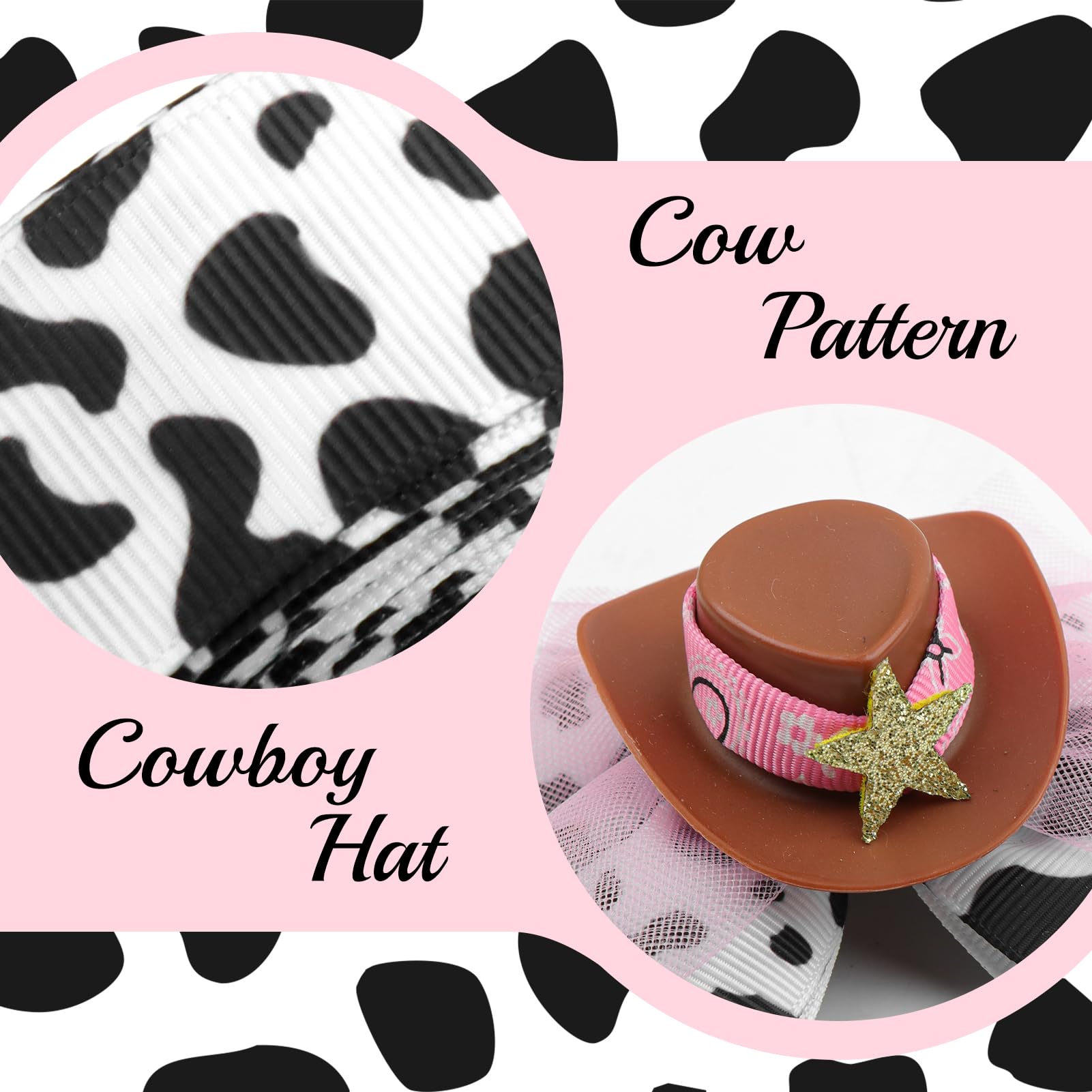 YanJie western day bow pairs easily with outfits for school events