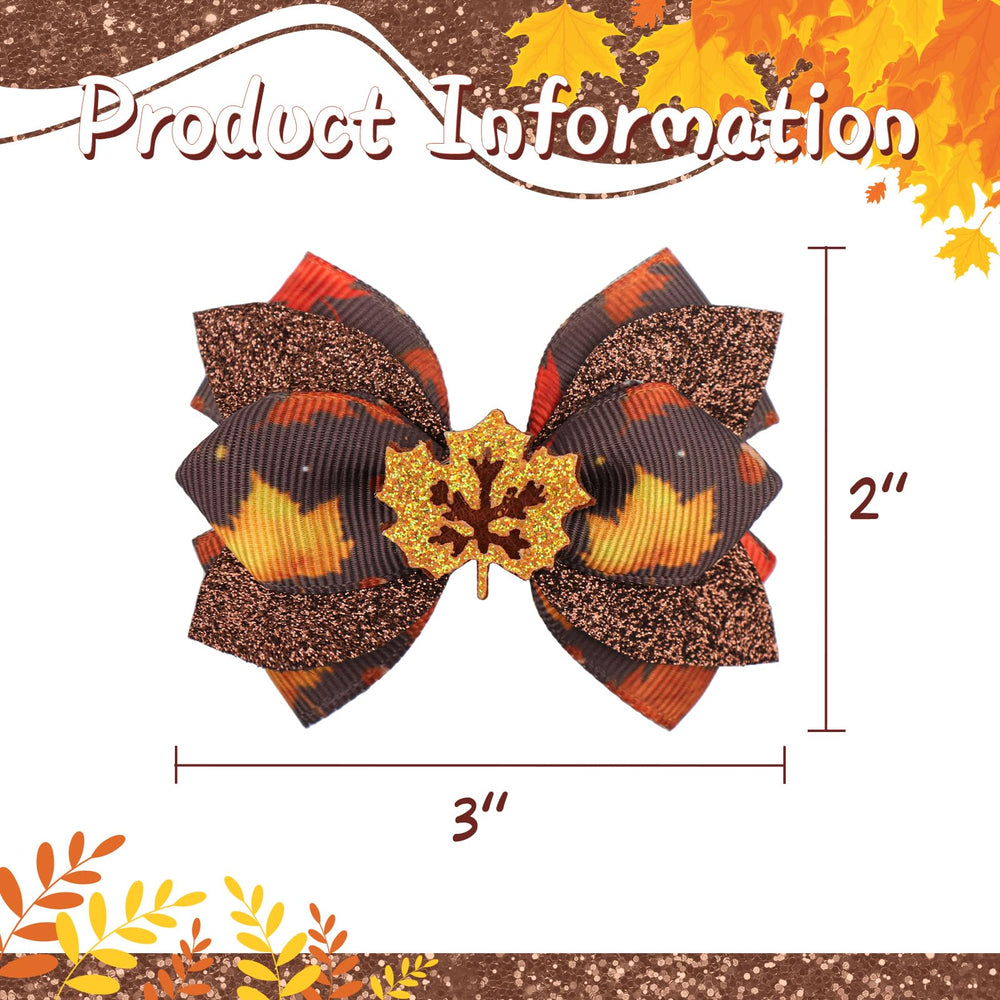 Yanjie autumn bow for women complements Thanksgiving looks.