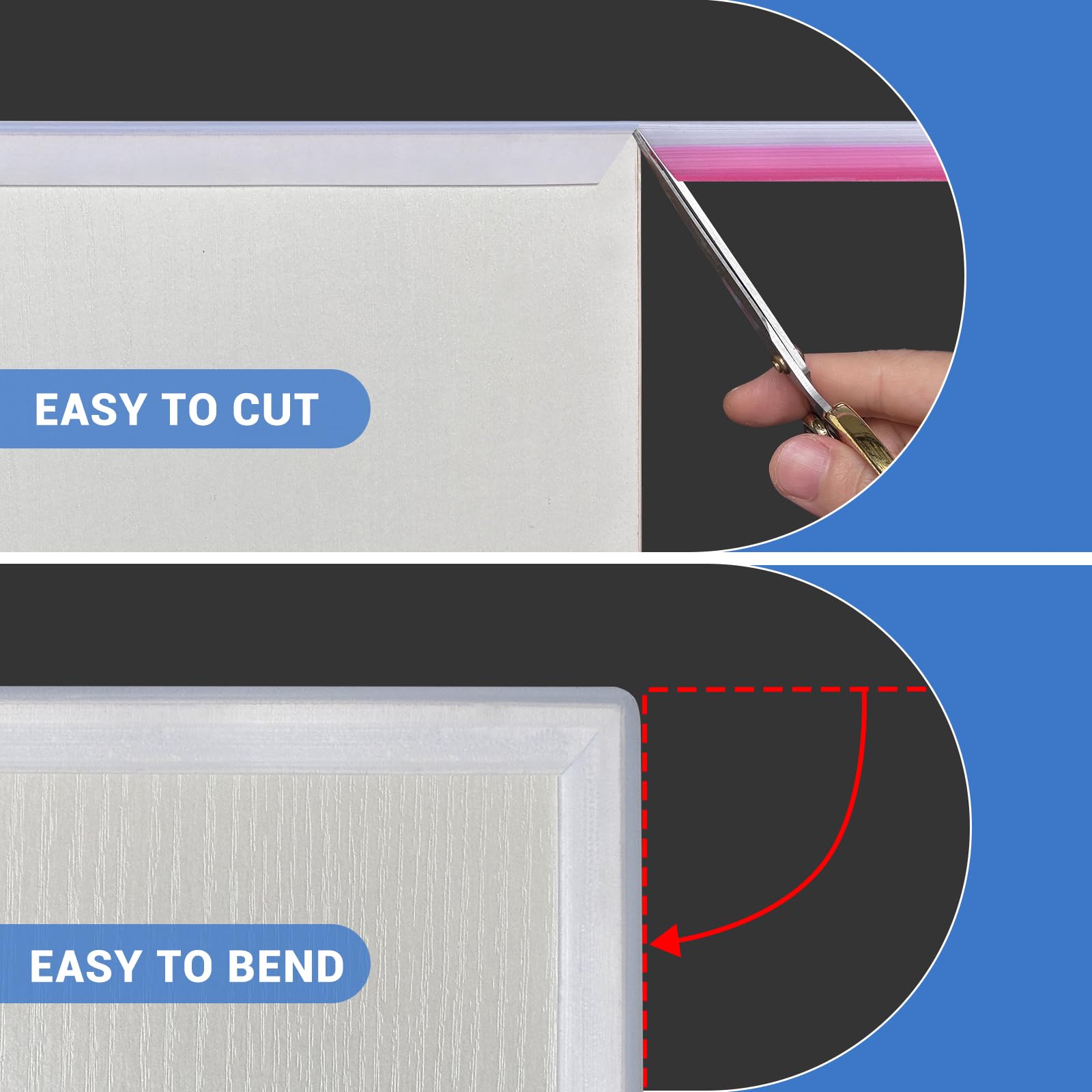 YANRUIPRO edge guard made of flexible EPDM helps follow curves and corners