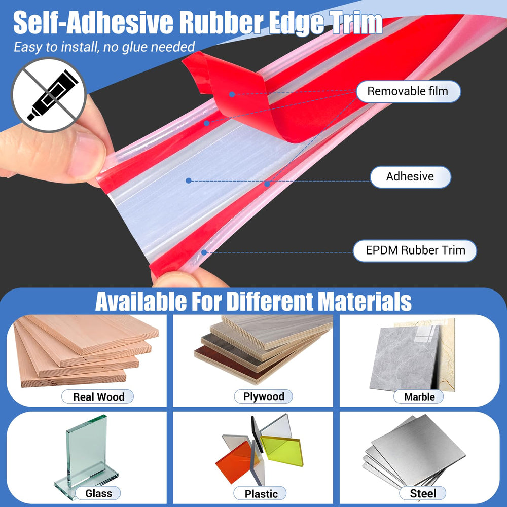 YANRUIPRO edge guard protects kitchen counter edges from water damage and scratches