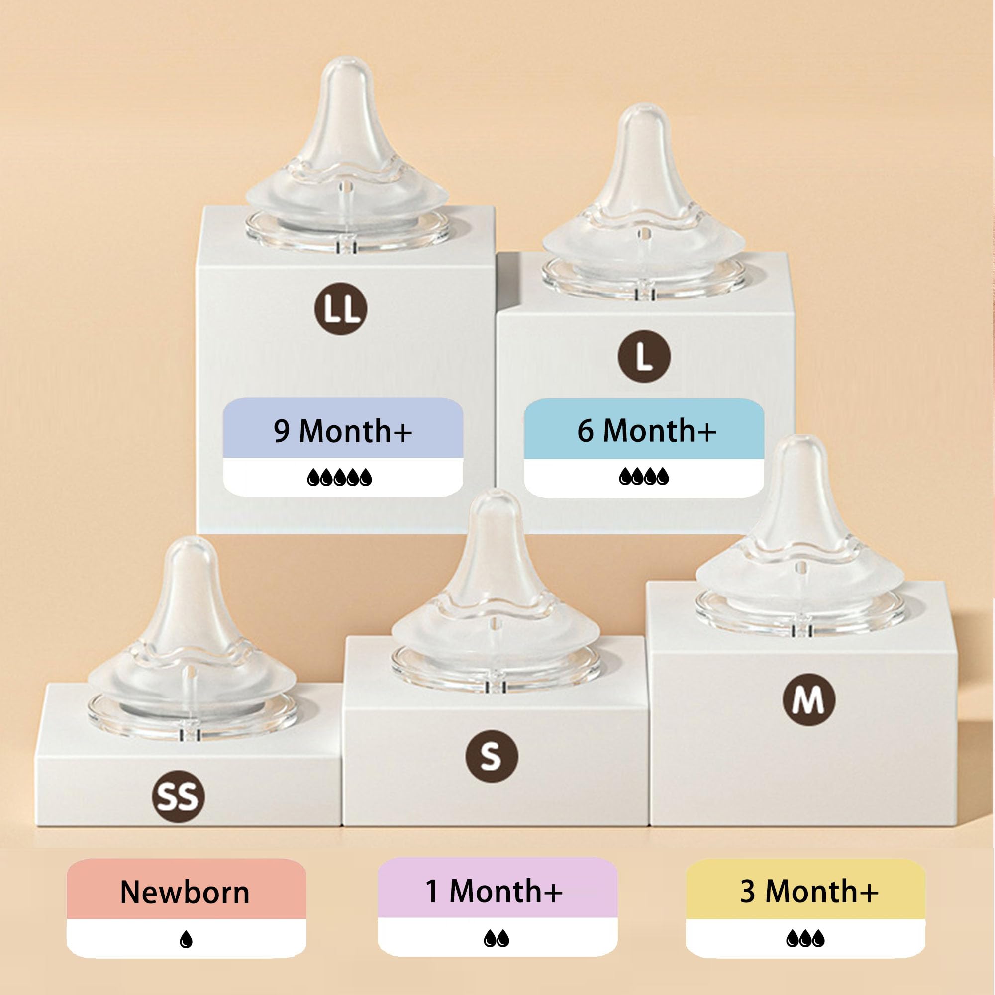 yanyoyo four-count packaging provides convenient daily use