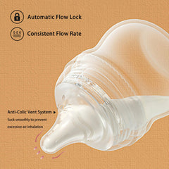 yanyoyo anti-colic valve helps reduce air intake during feeds