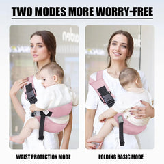 YAOYUQIAN adjustable-strap sling provides quick fit for growing toddlers on the go.