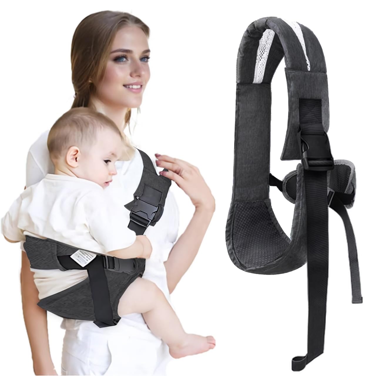 YAOYUQIAN Easy Wear Baby Sling compact design for travel-friendly daily use.