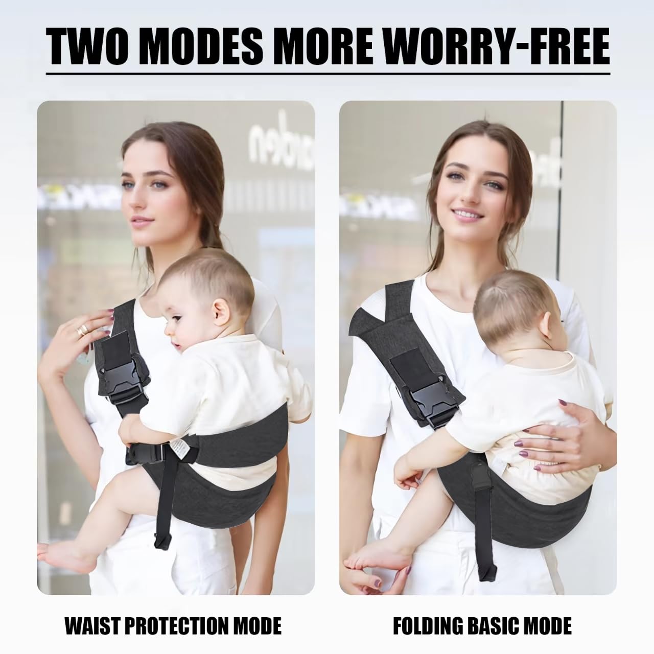 YAOYUQIAN Easy Wear Baby Sling durable-stitching promises lasting use.
