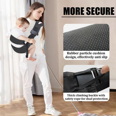 YAOYUQIAN Easy Wear Baby Sling easy-on-off for quick snuggle moments.