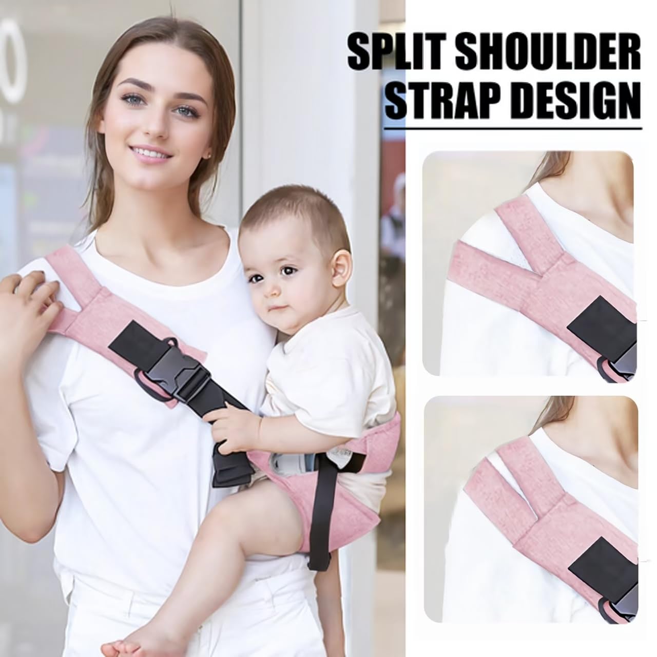 YAOYUQIAN soft-padding sling offers comfortable wear for long bonding moments with baby.