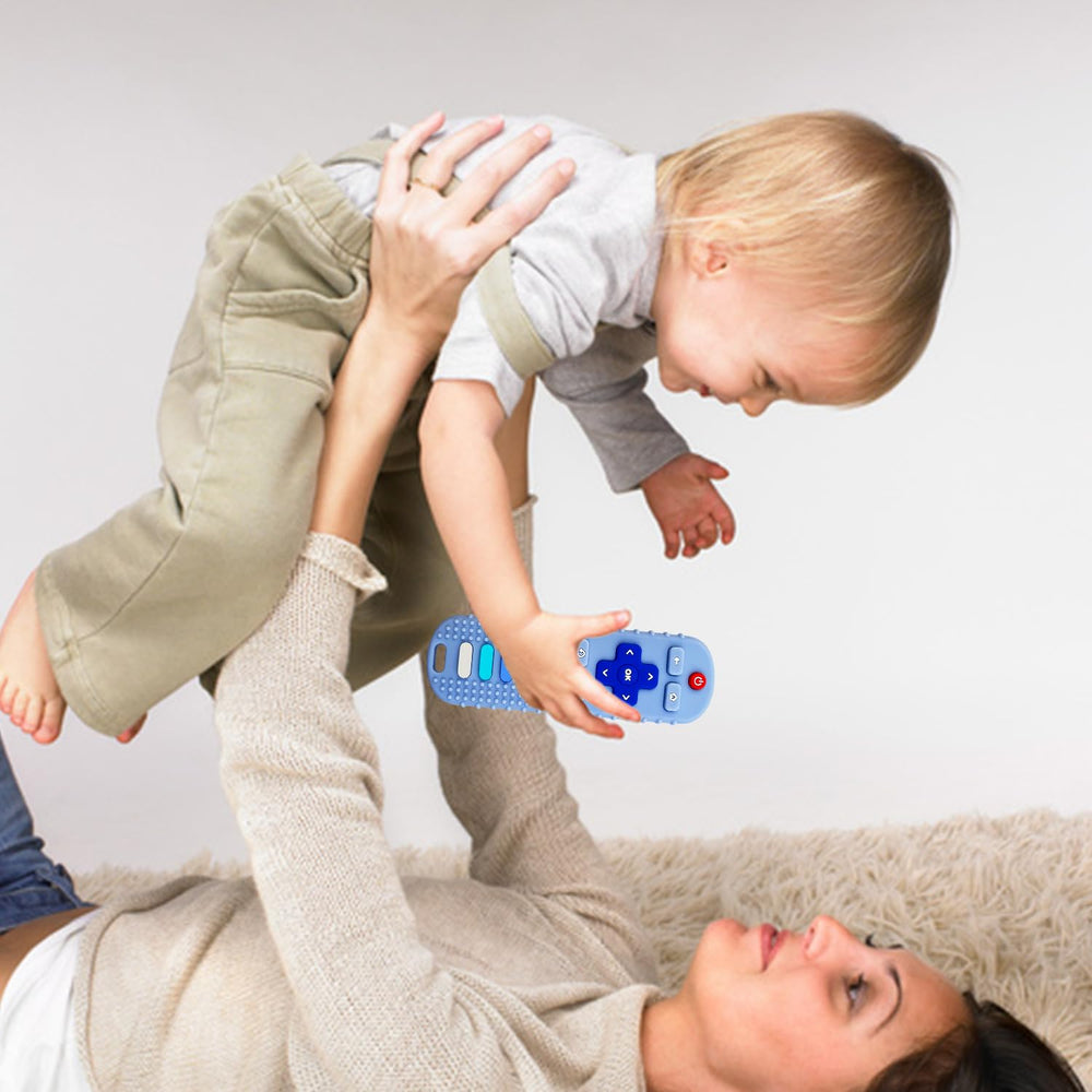 YAPPROMO Babay teether being cleaned; dishwasher-safe and quick to sanitize