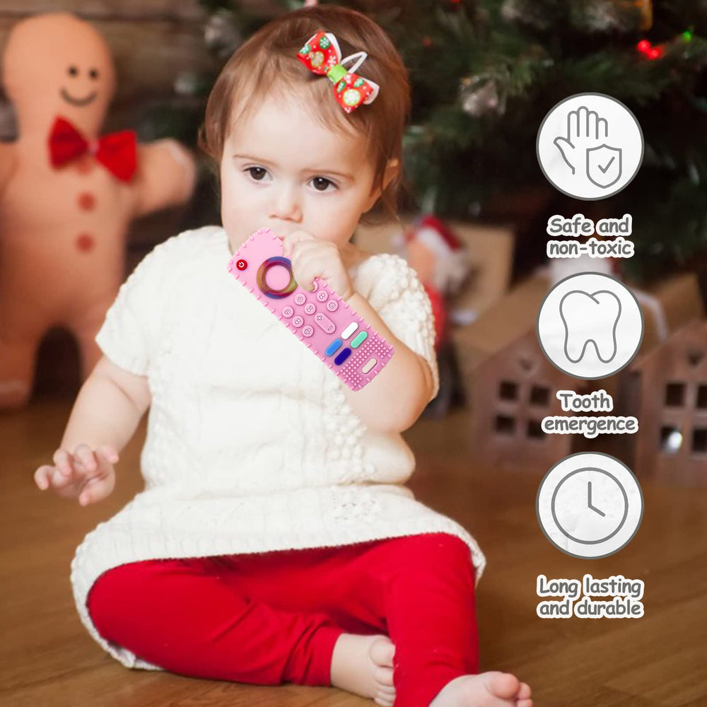 YAPPROMO BPA-free silicone keeps chewing safe for babies.