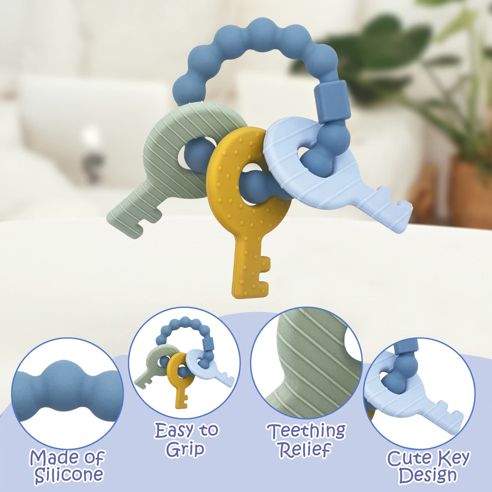 YAPPROMO teether is dishwasher-safe for easy cleaning.