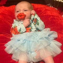 YAPPROMO lip pacifiers pink lips close-up with safe silicone material for soothing use.