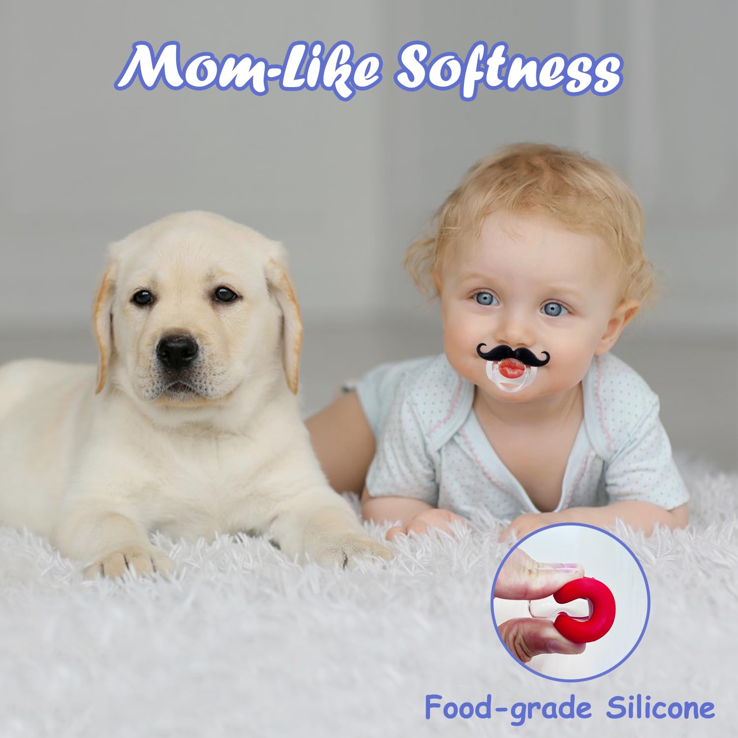 YAPPROMO pacifier shield with ventilation holes for better airflow