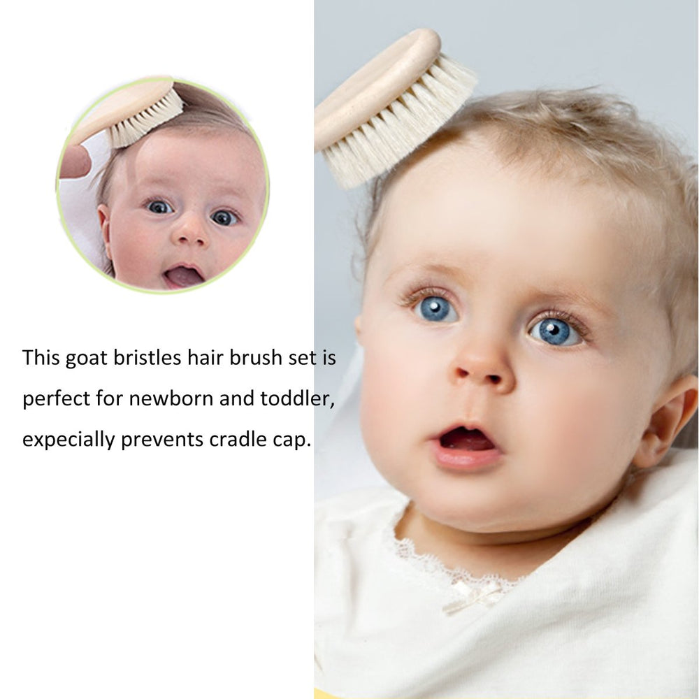 Yarra Modes gentle grooming scene shows baby enjoying soothing head massage.