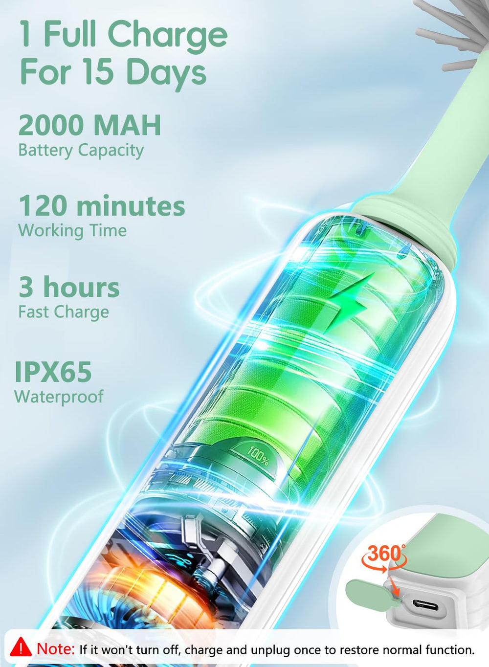 YASEW BPA-free silicone bristles ensure gentle bottle contact.