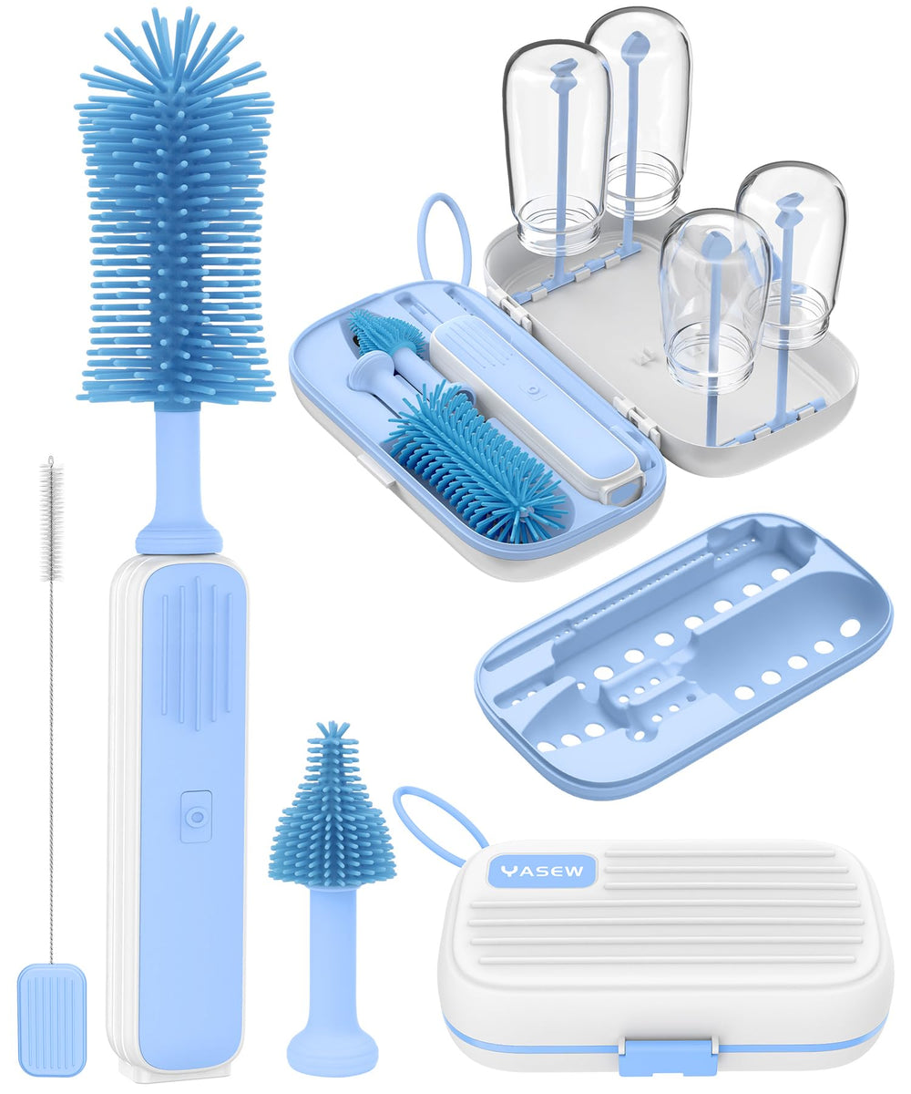 YASEW electric baby bottle cleaner full kit for home and travel use.