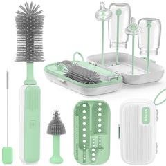 YASEW electric bottle brush cleaner on the go enables quick bottle cleaning.