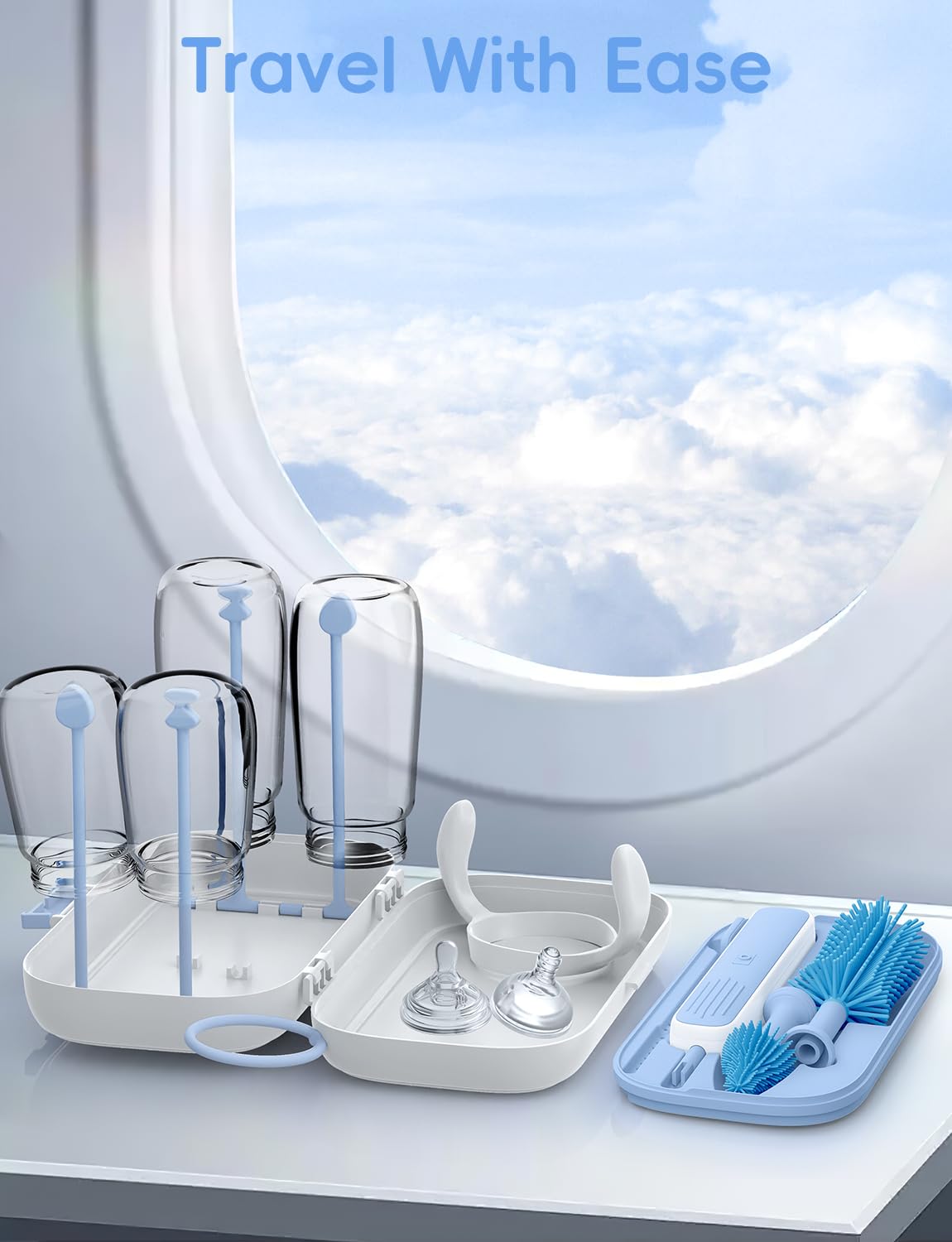 YASEW on-the-go kit supports hygienic feeding setups anywhere.