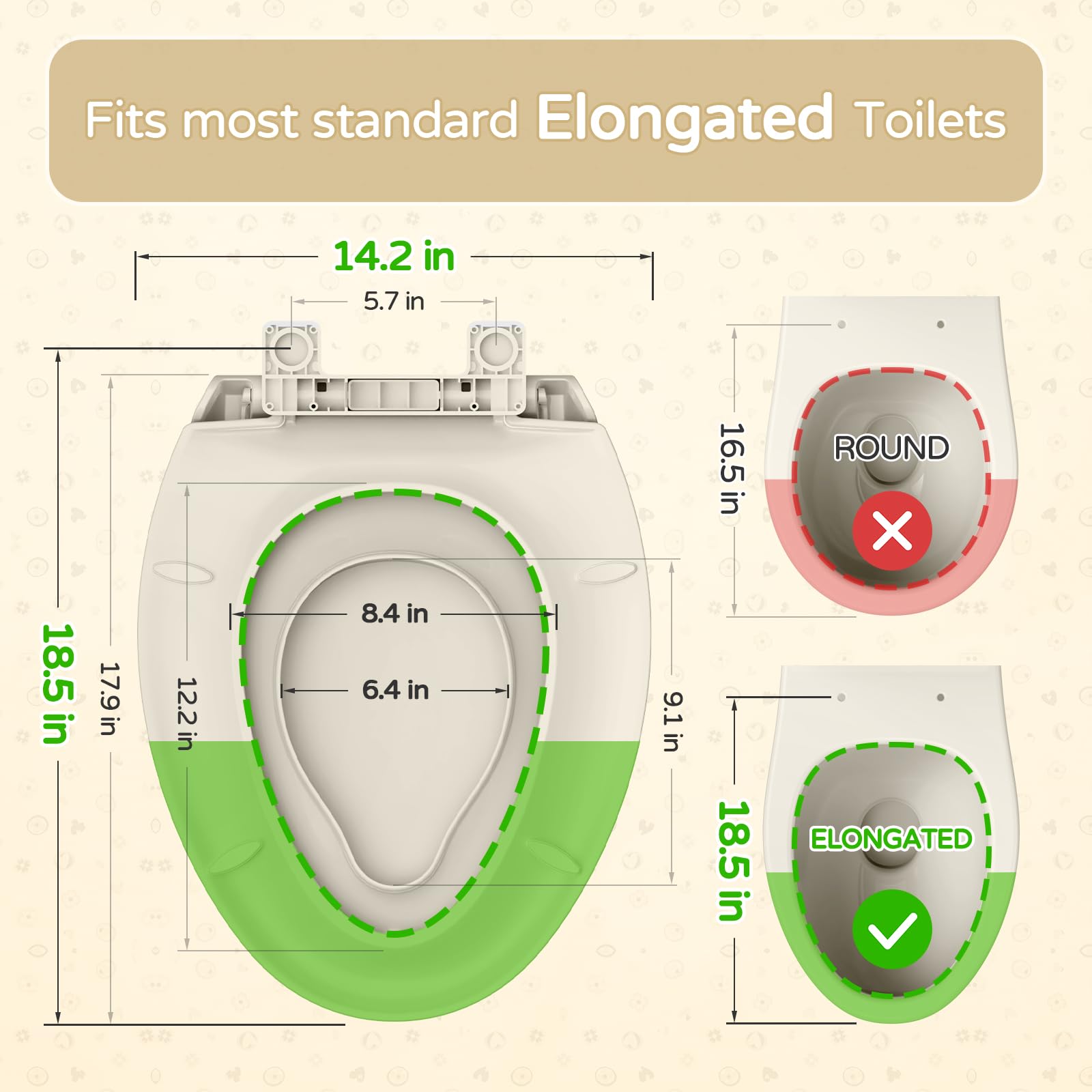 YASFEL toilet seat magnet demonstrates built-in child seat for independence