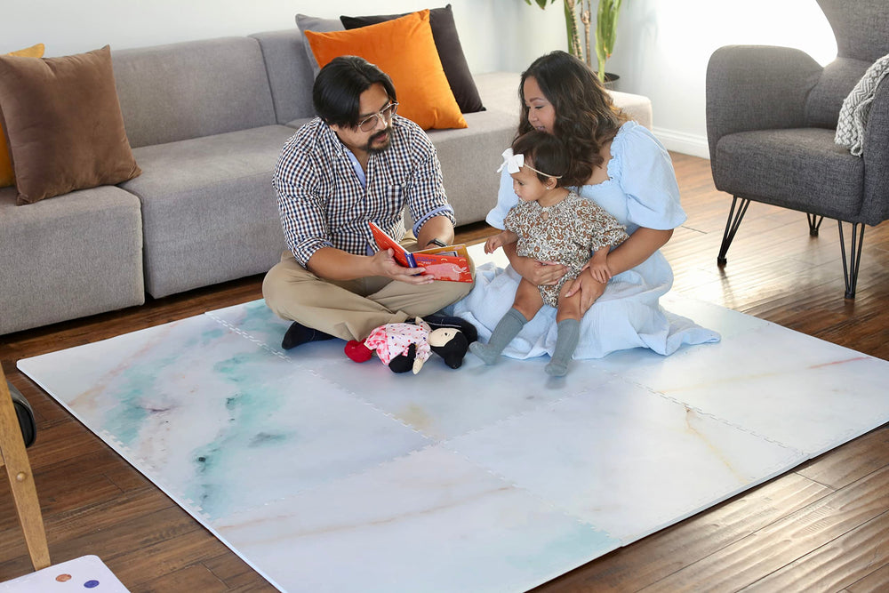 YAY! MATS 6ft x 4ft layout provides expansive play space and easy cleaning.