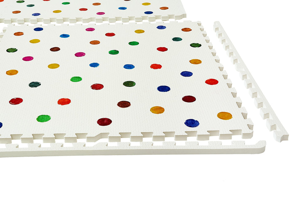 YAY! MATS baby-friendly Cassia design with tummy time on cushioned surface.