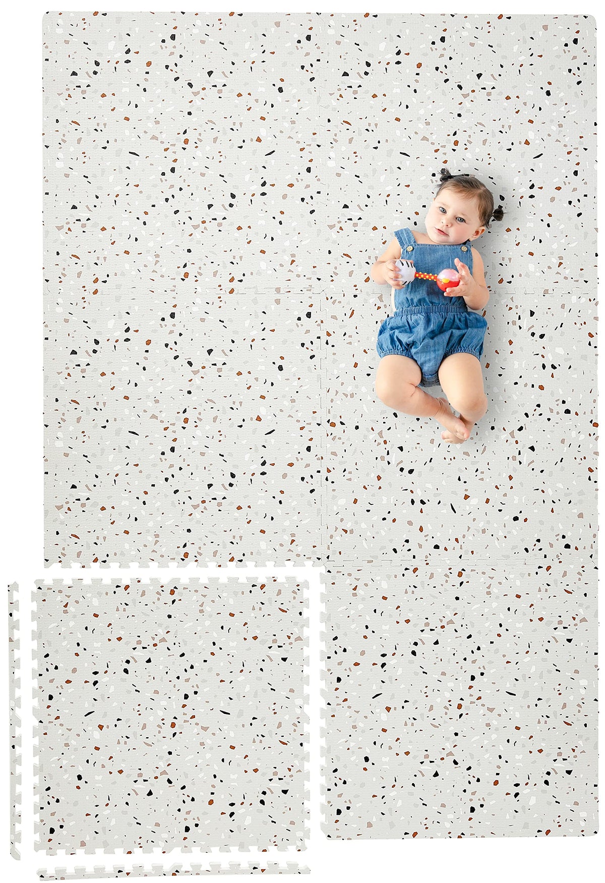 Yay! Mats stylish-foam-cover showcases a chic nursery mat with a soft play space.