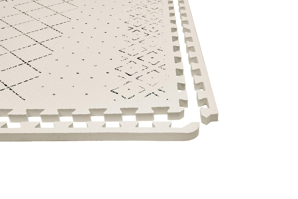 Yay! Mats wipe-clean surface simplifies quick cleanups after messes.