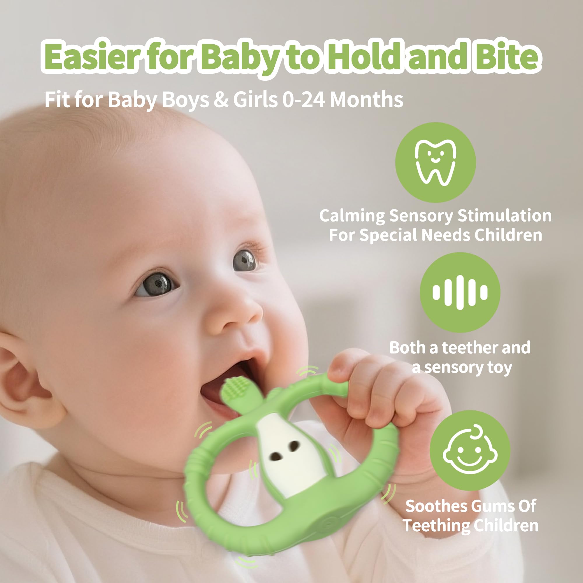 Yayajiao usb-rechargeable-teether demonstrates long-lasting use and cordless convenience for caregivers.