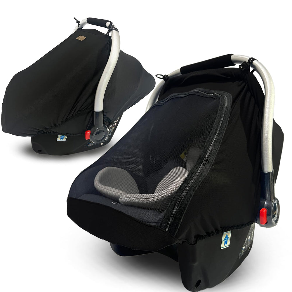 Yazely car seat cover with breathable fabric for cozy baby rides