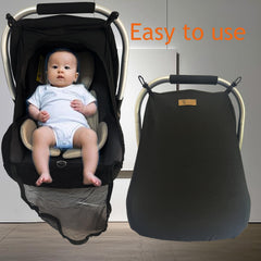 Yazely privacy shade canopy keeps baby calm and shaded during travel